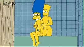 Simpsons video di sesso in bagno